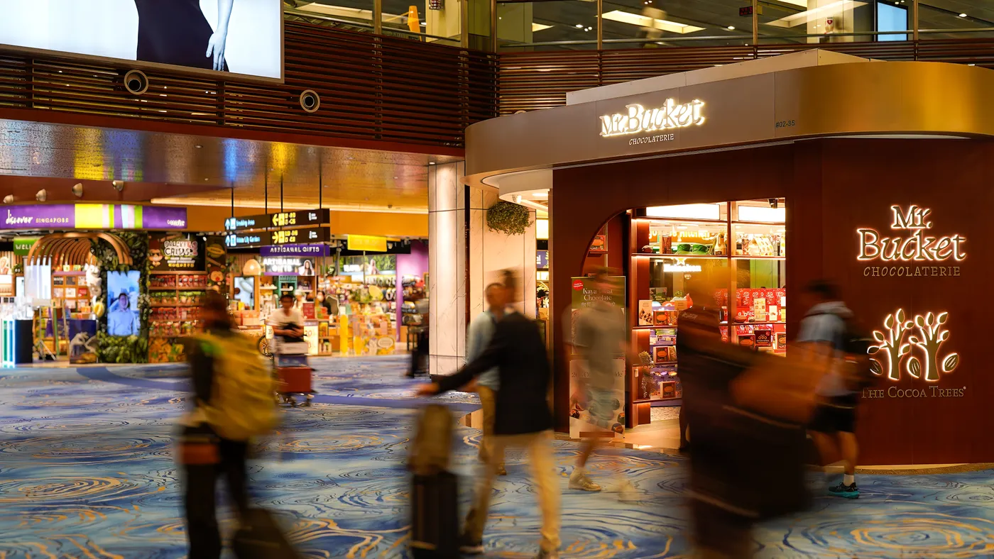 Mr. Bucket Chocolaterie, Changi Airport Terminal 1, Singapore