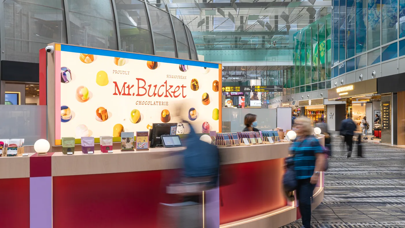 Mr. Bucket Chocolaterie, Changi Airport Terminal 3, Singapore
